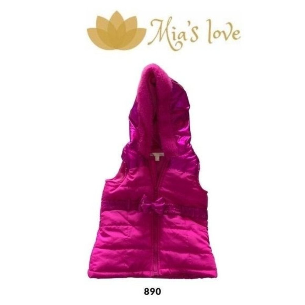 Tahari, Vest sweater girls, Pink color, Size 2-3T.